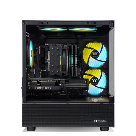 Immortal LUX RTX 4070 Core i5-14400F Gaming PC - Black