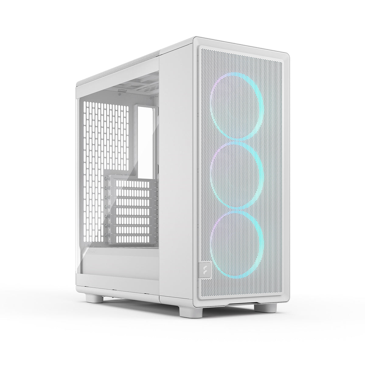 Fractal Design Epoch RGB ATX Mid Tower Case - White TG Clear