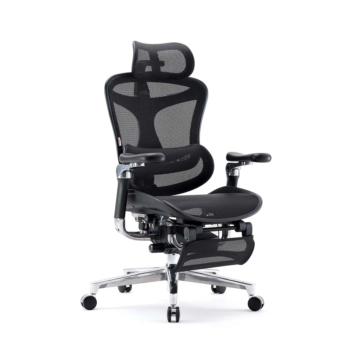 Sihoo C500 Mesh Ergonomic Office Chair with Footrest - Black