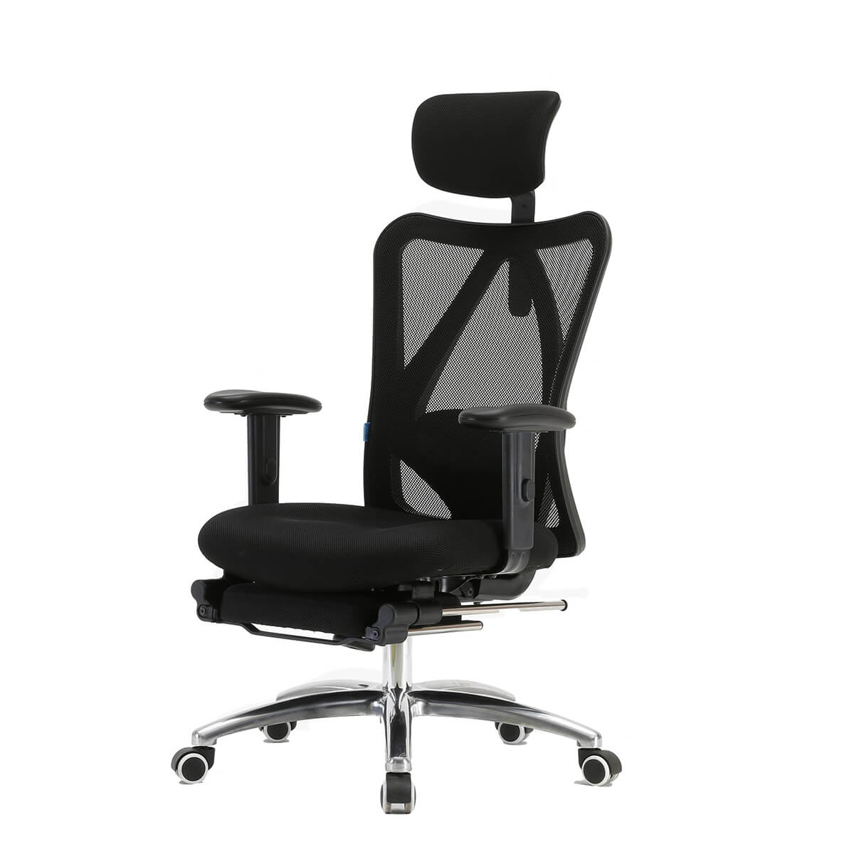 Sihoo M18 Ergonomic Mesh Office Black Chair With Legrest