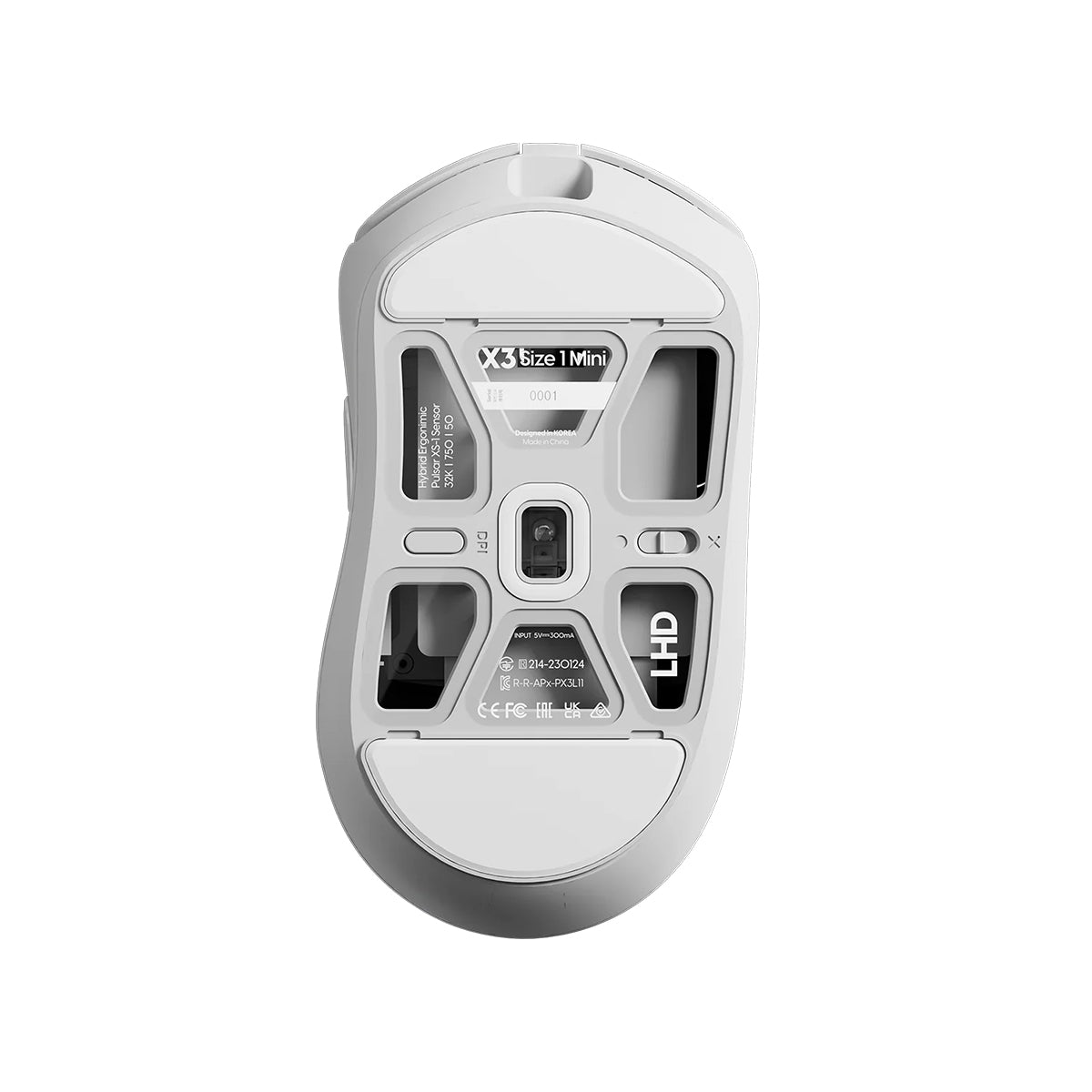 Pulsar X3 LHD Mini Wireless Gaming Mouse - White