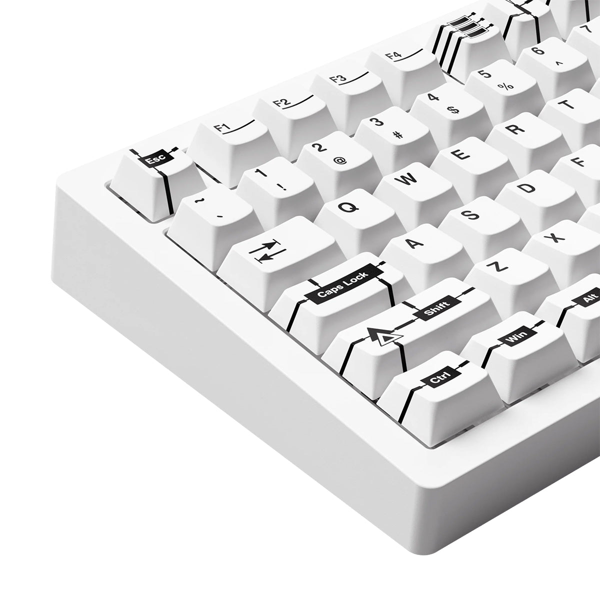 Akko Monsgeek M1 V5 VIA 75% Wireless Aluminium Mechanical Keyboard Keycap Runner - Piano Pro V3 Switch