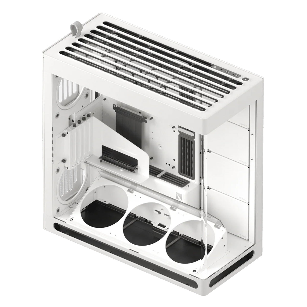 Havn HS 420 VGPU PCIE 5.0 ATX Mid Tower Case - White