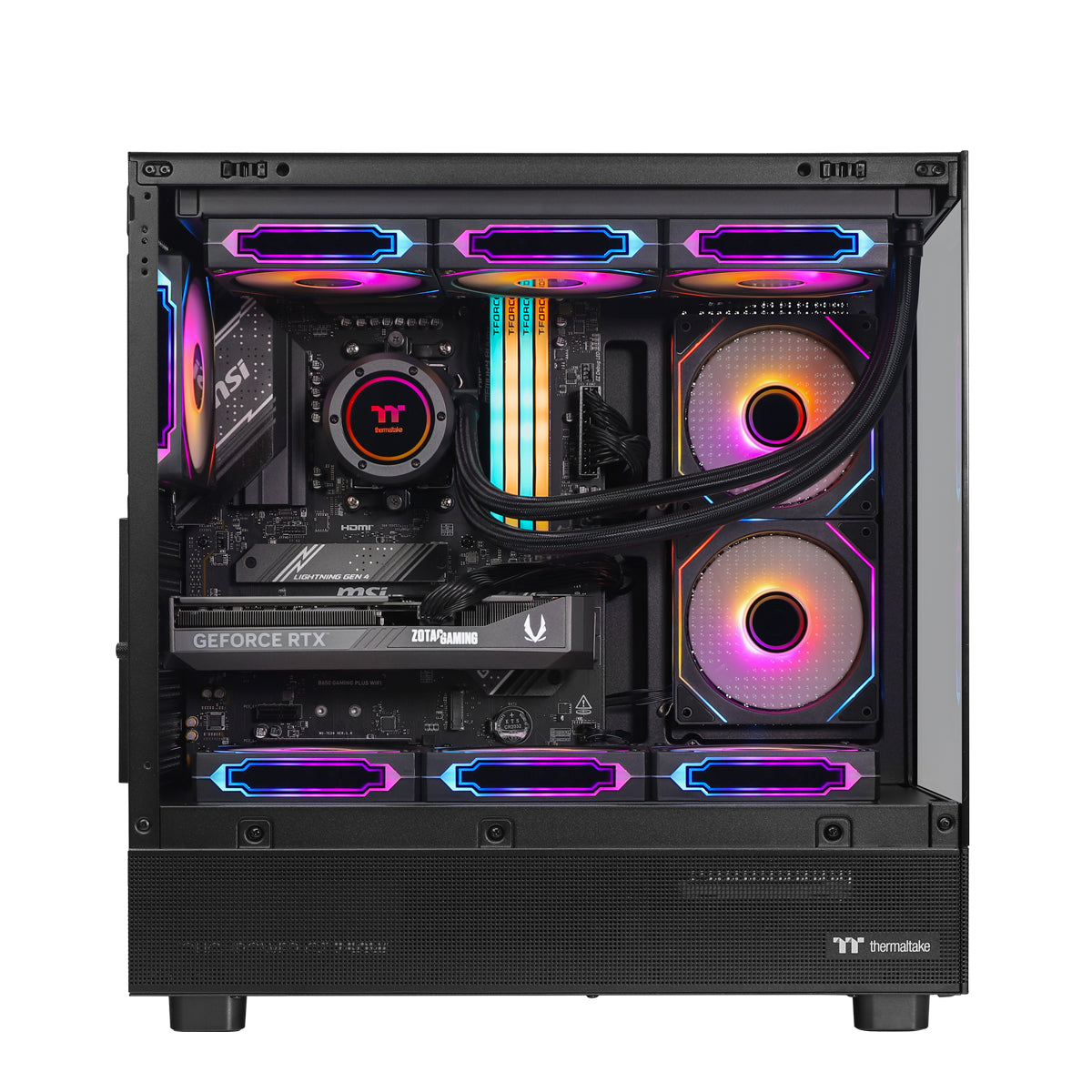 Astral AMP RTX 5070 Ryzen 5 7600 Gaming PC - BLACK