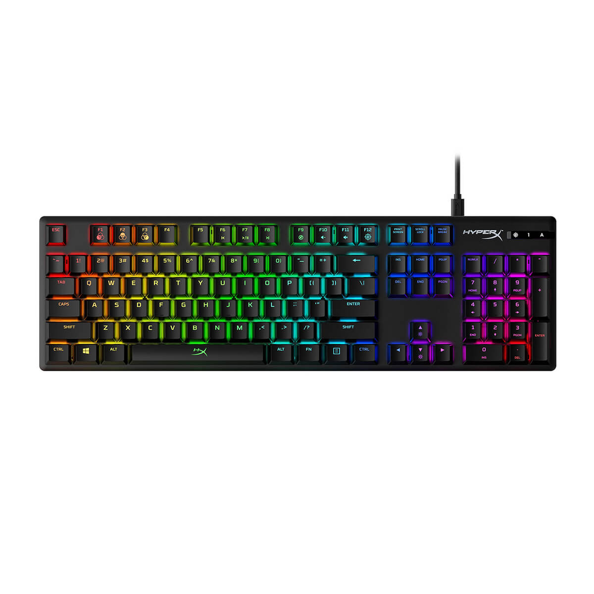 HyperX Alloy Origins RGB Mechanical Gaming Keyboard - Aqua Switch