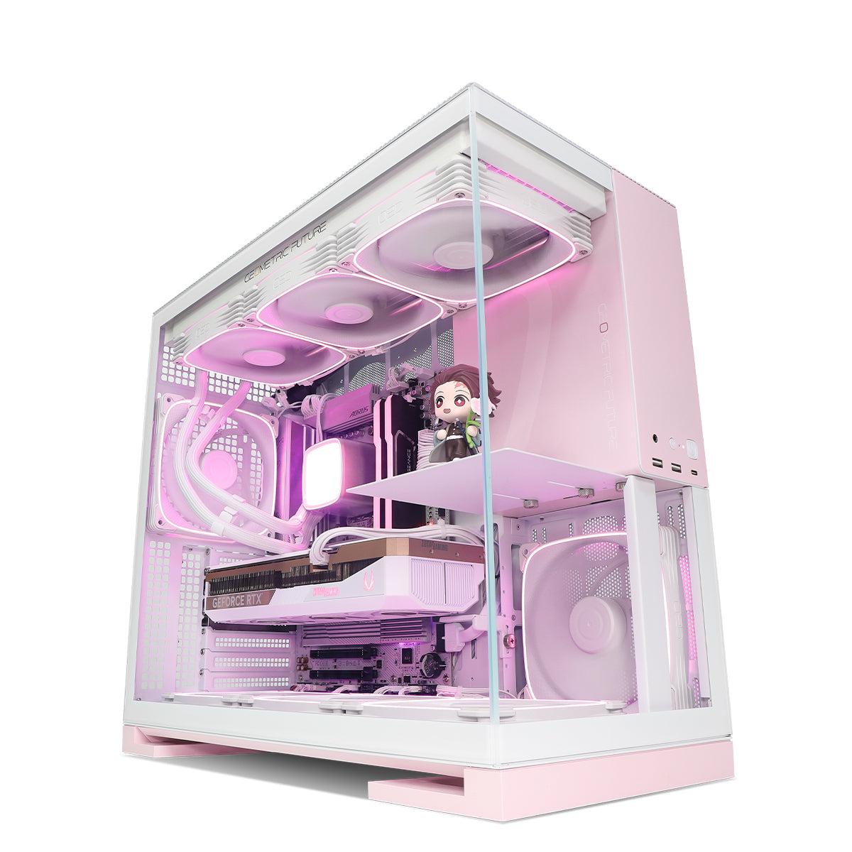 Catalyst RTX 5070 Ti Ryzen 7 9800X3D Gaming PC - Pastel Pink