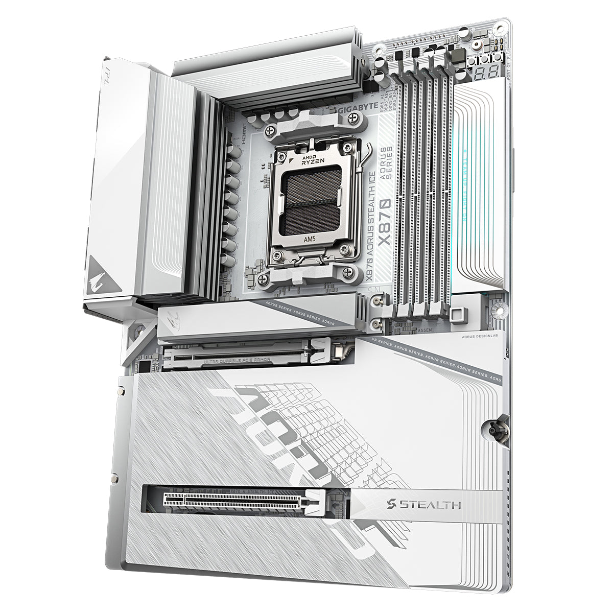 Gigabyte X870 AORUS STEALTH ICE Motherboard