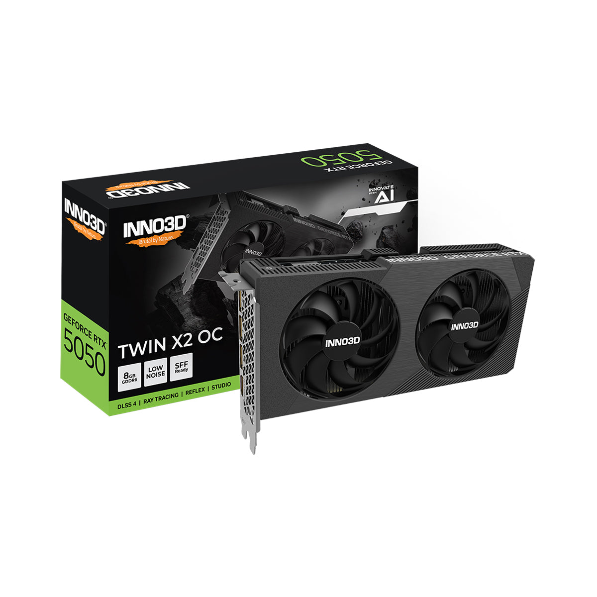 INNO3D GeForce RTX 5050 TWIN X2 OC 8GB Graphics Card