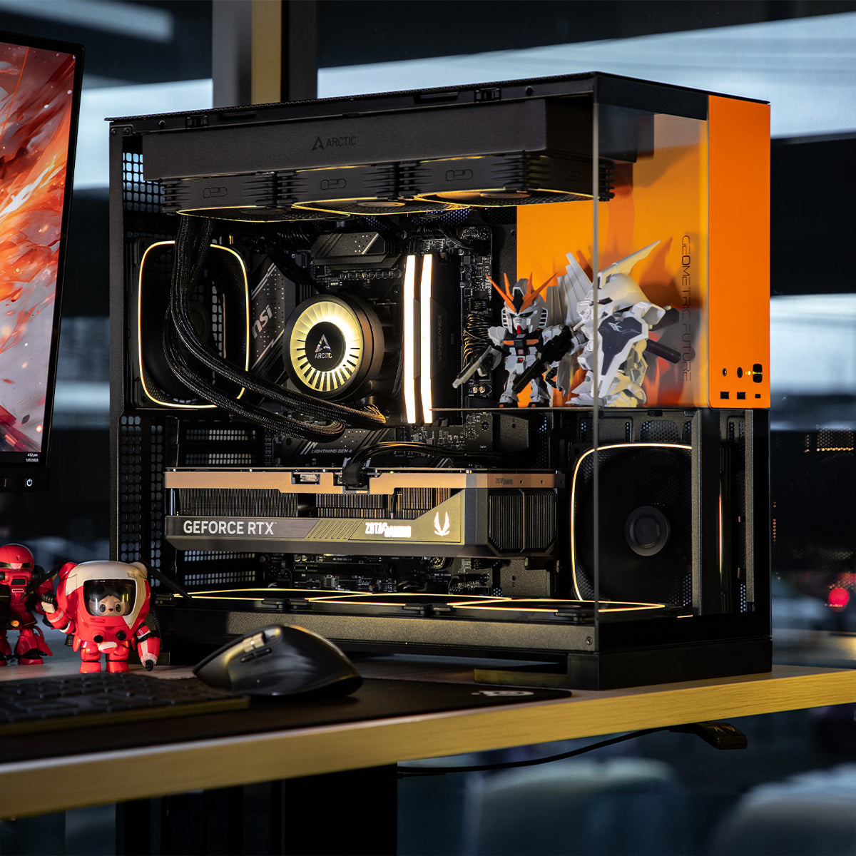Catalyst AMP RTX 5080 Ryzen 7 9800X3D Gaming PC - AMBER