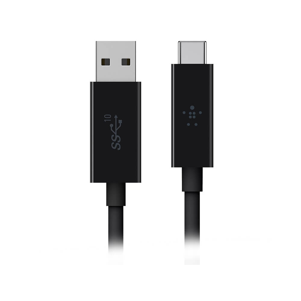 Belkin High Quality USB-A to USB-C 3.1 3A 10Gbps - 1M Black