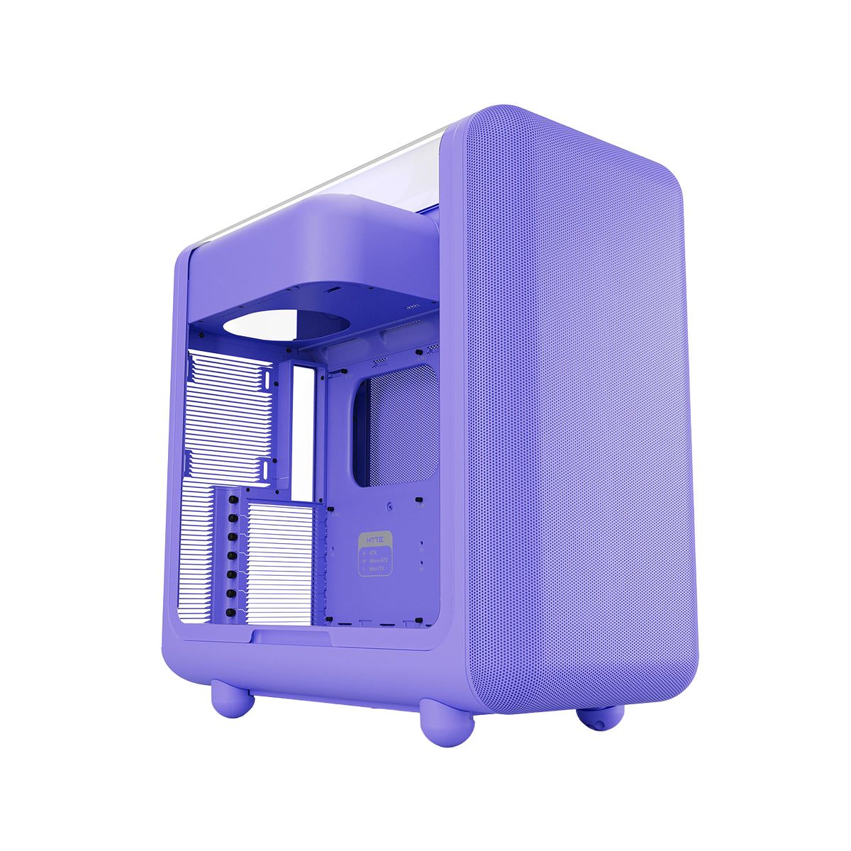 Hyte X50 Tempered Glass ATX Mid Tower Case - Taro Milk