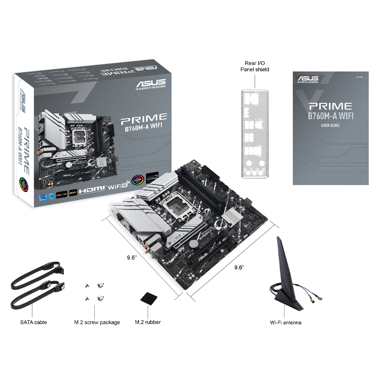 ASUS PRIME B760M-A WIFI-CSM DDR5 mATX Motherboard