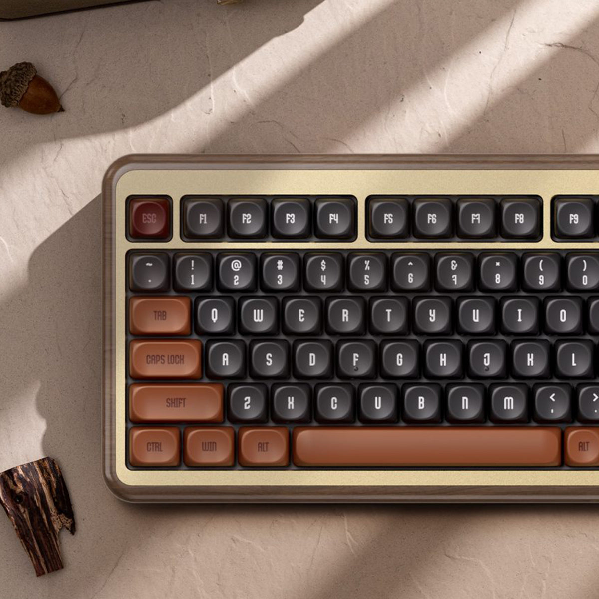Akko MU02 Autumn 75% RGB Wireless Mechanical Keyboard - Rosewood Switch