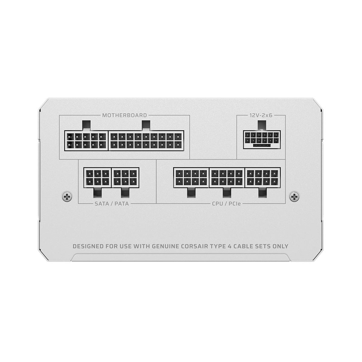 Corsair RM850e 850W Gold Fully Modular Power Supply - White (2025)