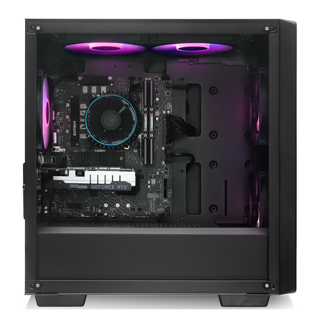 Militech ENCORE GO RTX 3050 Core i5-12400F Gaming PC - Black