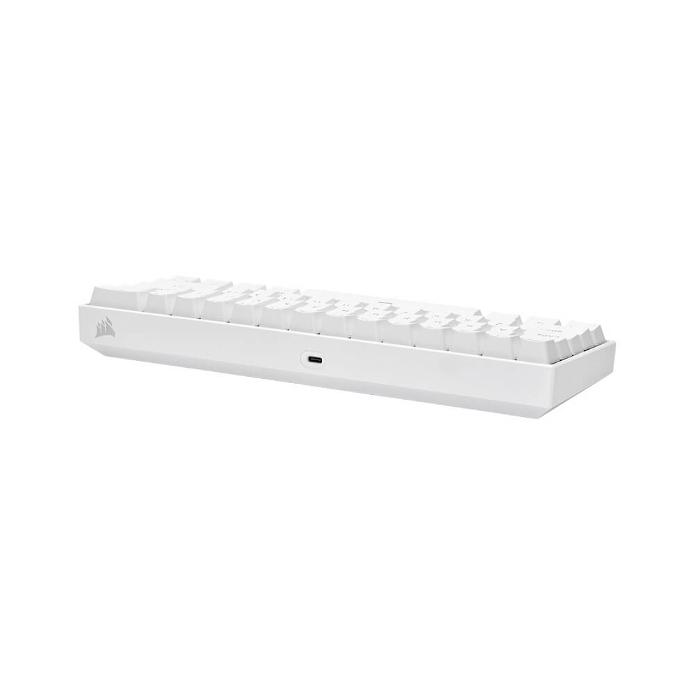 Corsair K65 RGB Mini 60% Mechanical Gaming Keyboard Cherry MX Speed - White