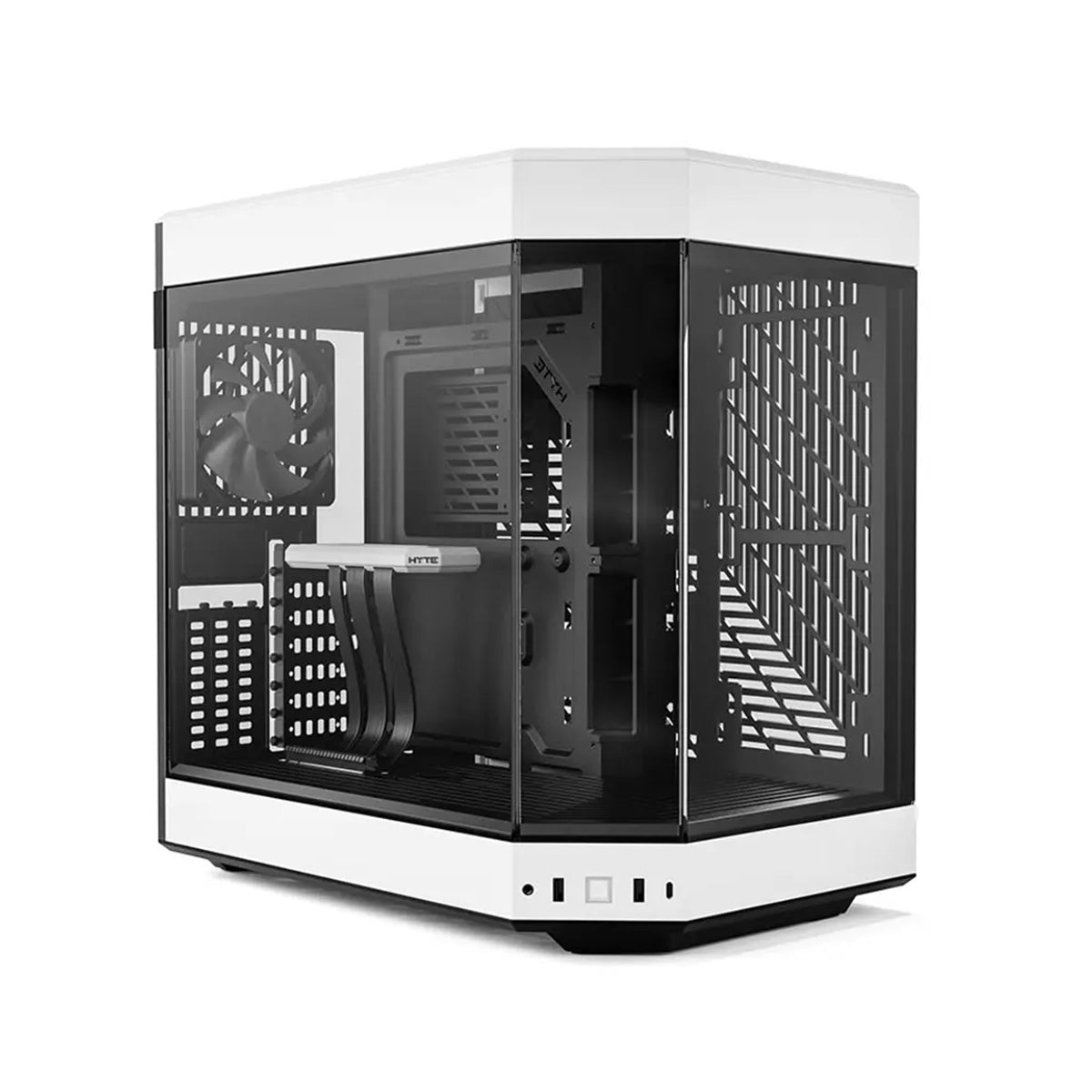 Hyte Y60 Tempered Glass Mid Tower Case - White and Black