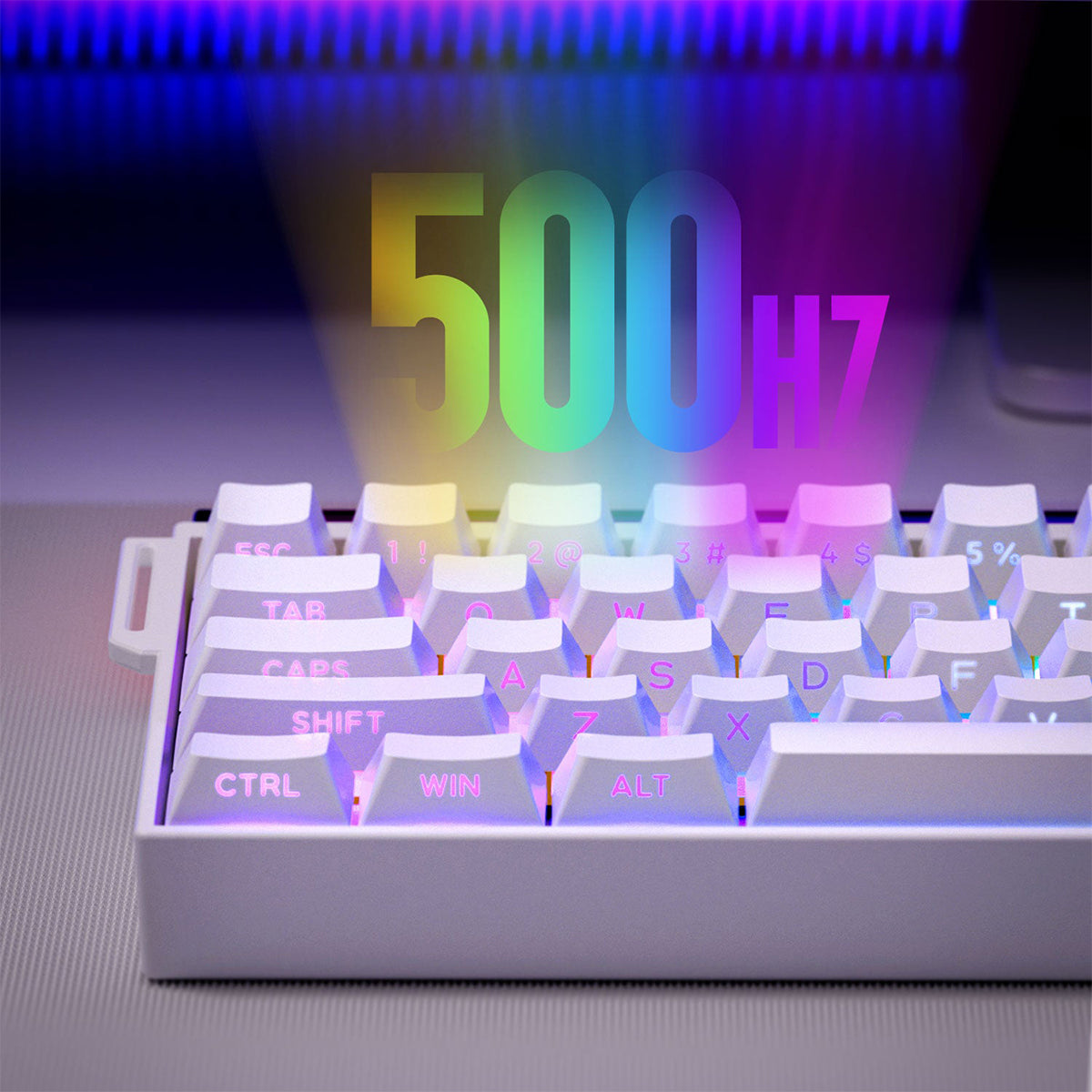 Akko Veekos Shine60 60% Wireless Hall-Effect Gaming Keyboard - Flash Magnetic Switch