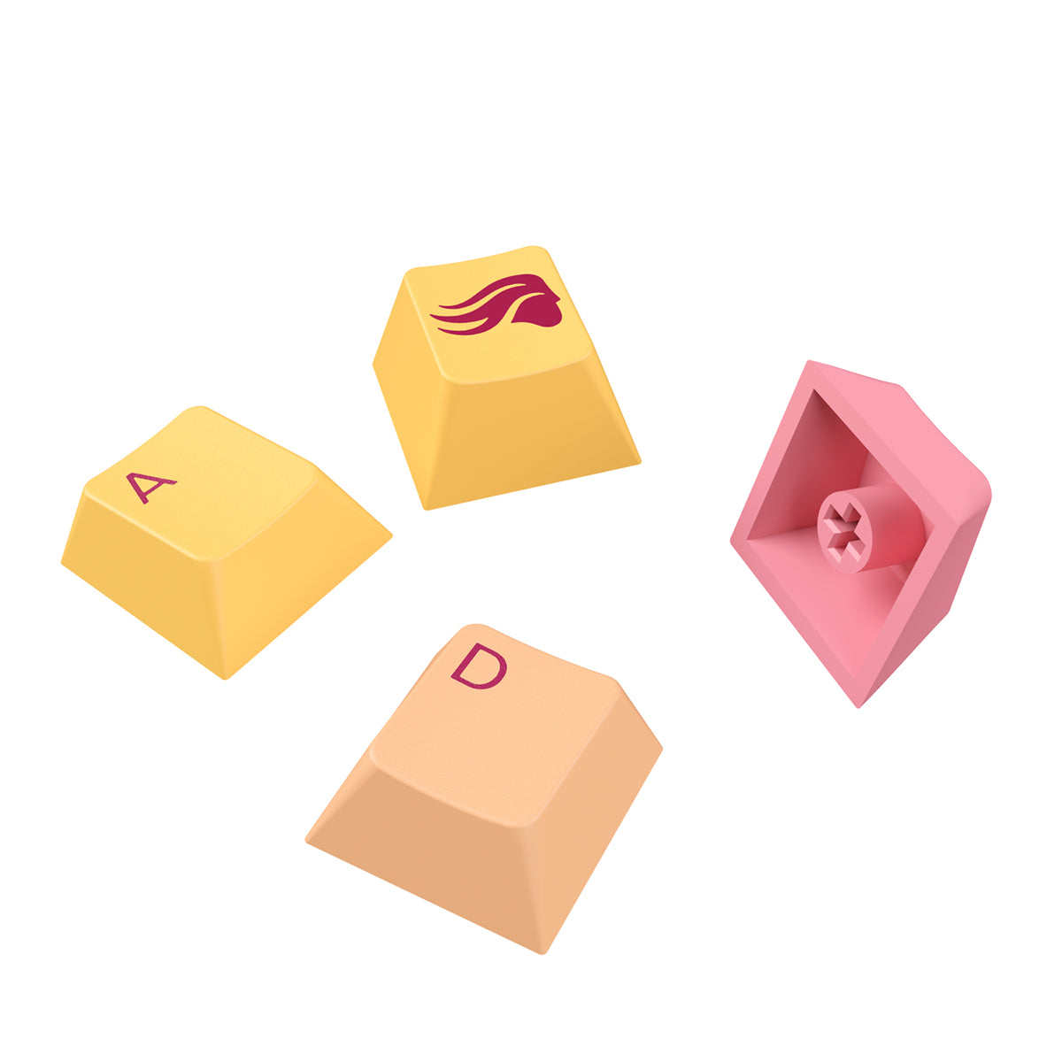 Glorious GPBT Gradient Keycaps - Grapefruit