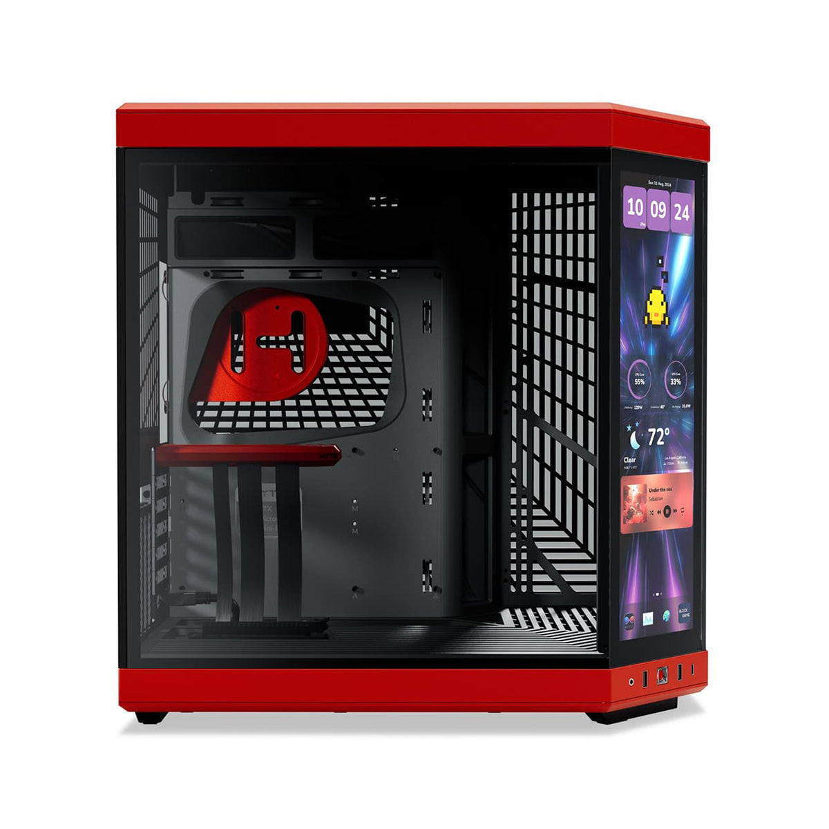 Hyte Y70 Touch Infinite Full Tower Case - Black Cherry