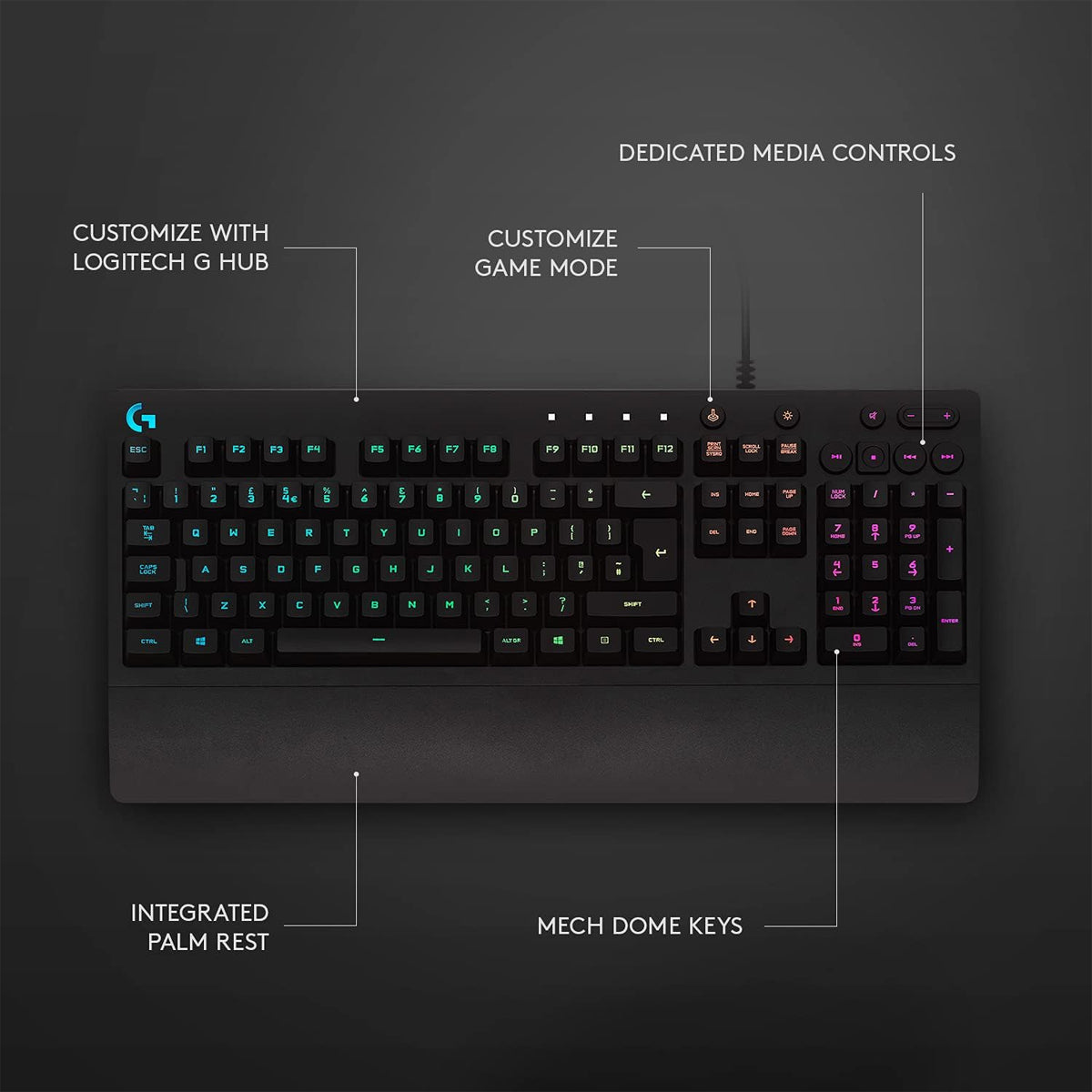 Logitech G213 + G203 Gaming Mouse and Keyboard Combo