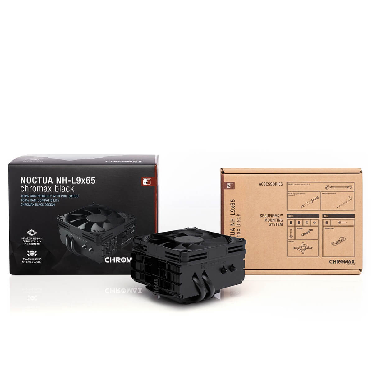 Noctua NH-L9x65 Chromax Black Low Profile CPU Cooler