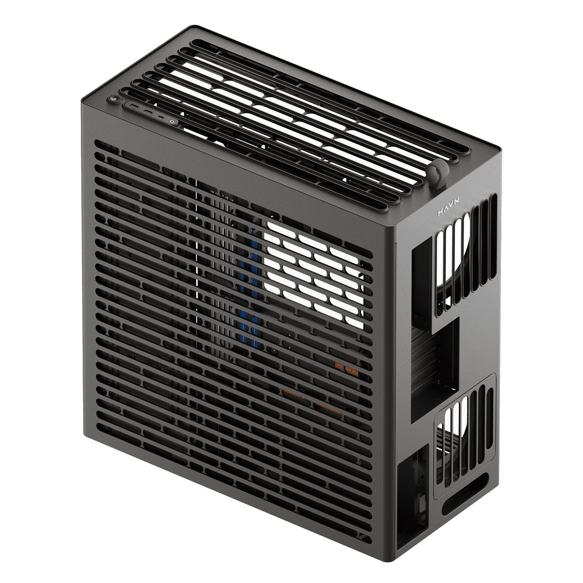 Havn HS 420 VGPU PCIE 5.0 ATX Mid Tower Case - Black