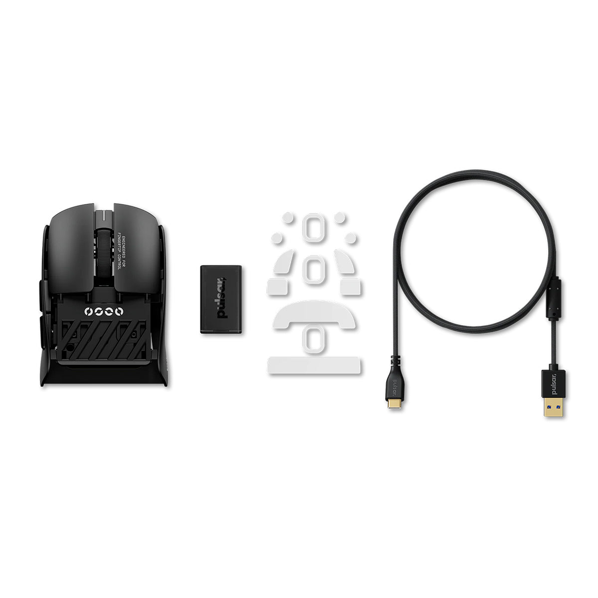 Pulsar LAB X2F Fingertip Wireless Gaming Mouse - Black