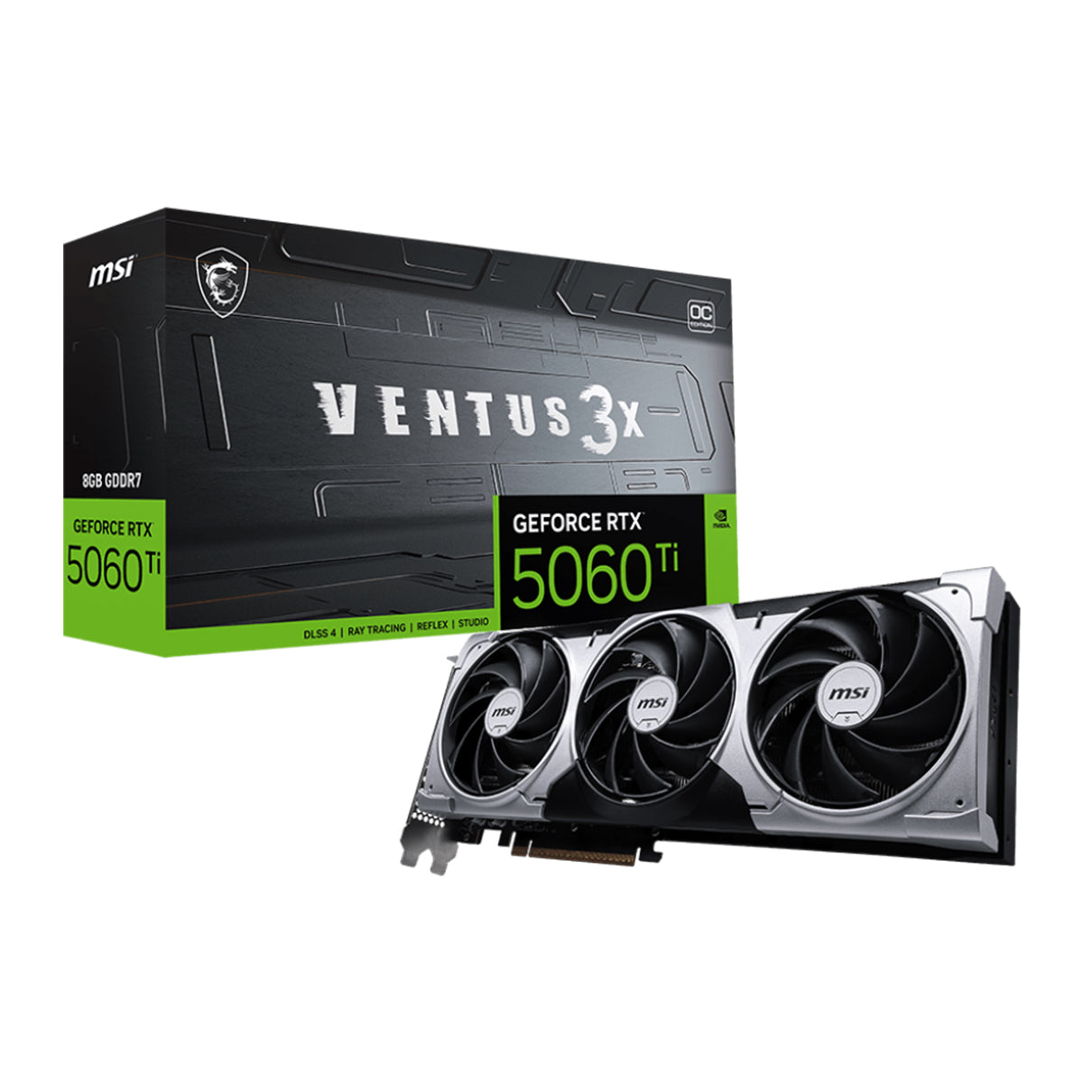 MSI GeForce RTX 5060 Ti VENTUS 3X OC 8GB Graphics Card