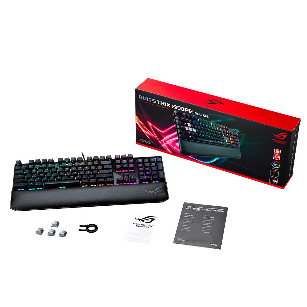 ASUS ROG Strix Scope Deluxe Mechanical Gaming Keyboard - NX Red