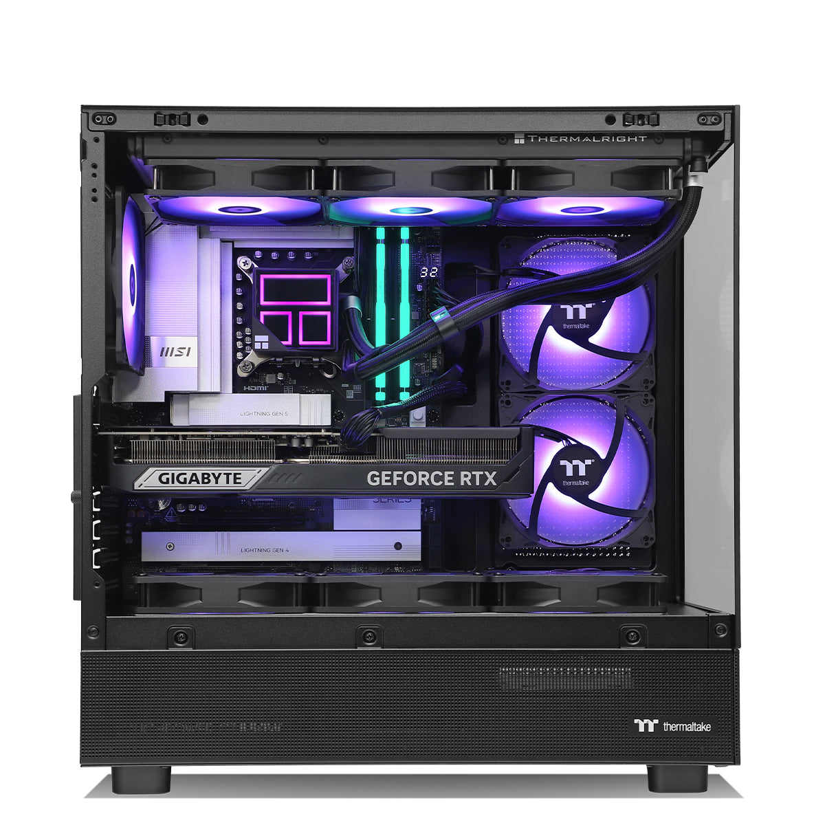 Nebulon RTX 5070 Ti Core Ultra 7 265KF Gaming PC - BLACK