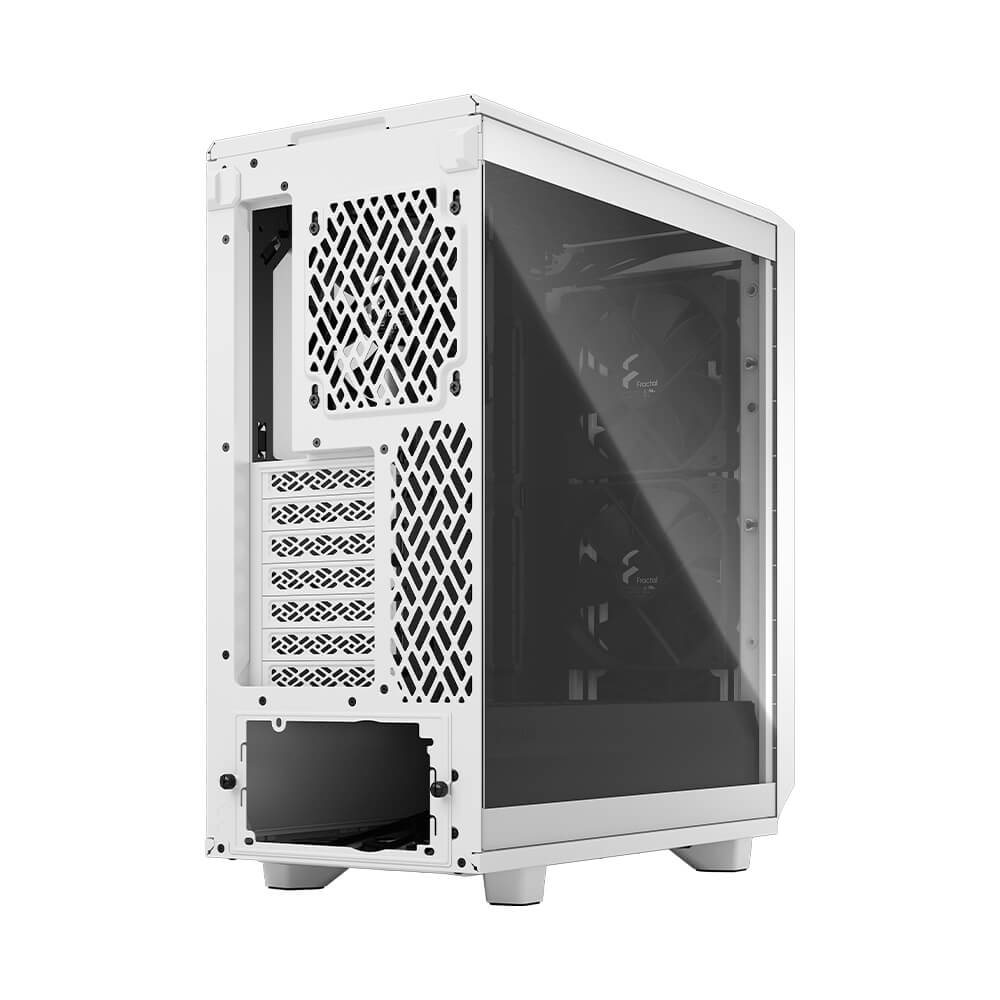 Fractal Design Meshify 2 Compact Mid Tower Case - White TG Clear Tint