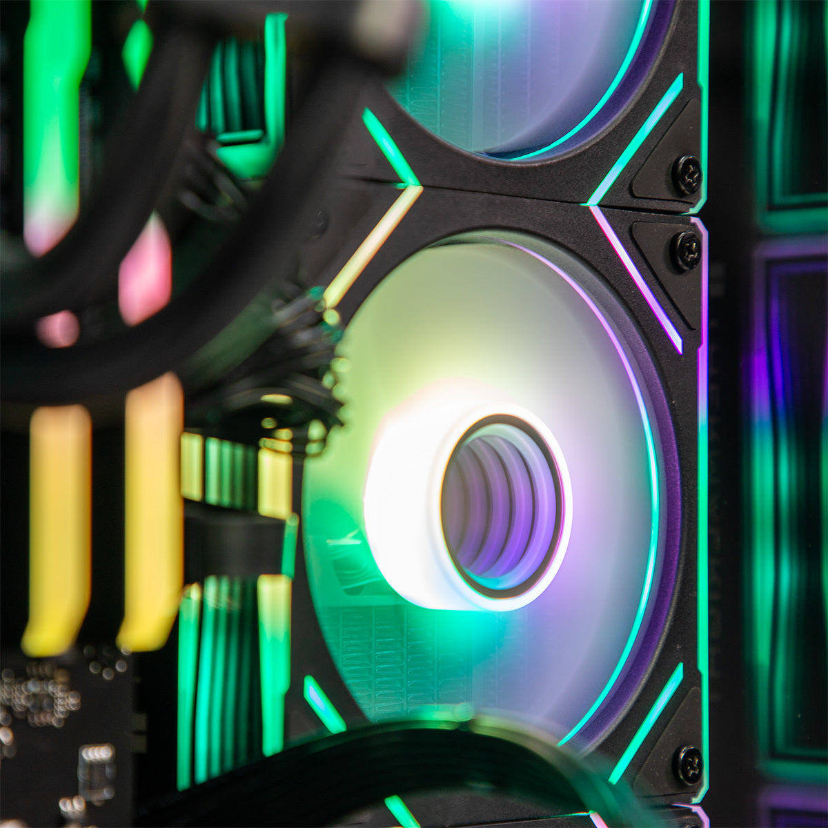 Equinox AMP RTX 5070 Ti Ryzen 7 9800X3D Gaming PC - BLACK