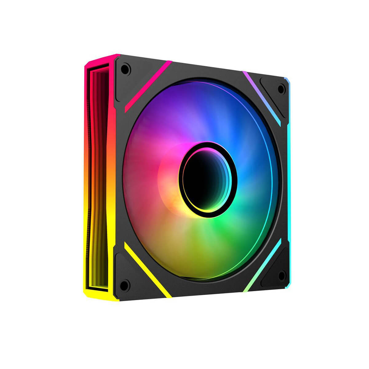 Sama YF1203I ARGB 120mm Infinity Mirror Reversed Fan OEM - Black