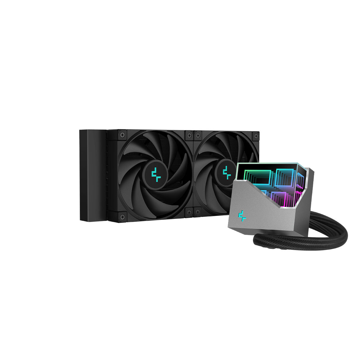 Deepcool LT520 Infinity Mirror 240mm AIO CPU Cooler - Black