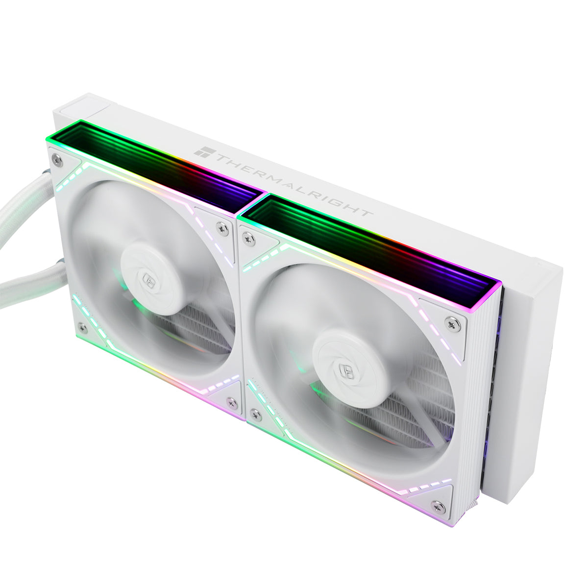 Thermalright Frozen Infinity 240 White AIO Liquid CPU Cooler TLM12W Fans - Bulk Pack