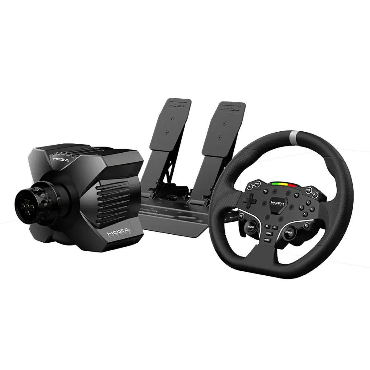 Moza R3 Direct Drive Wheel and Pedals Bundle for PC