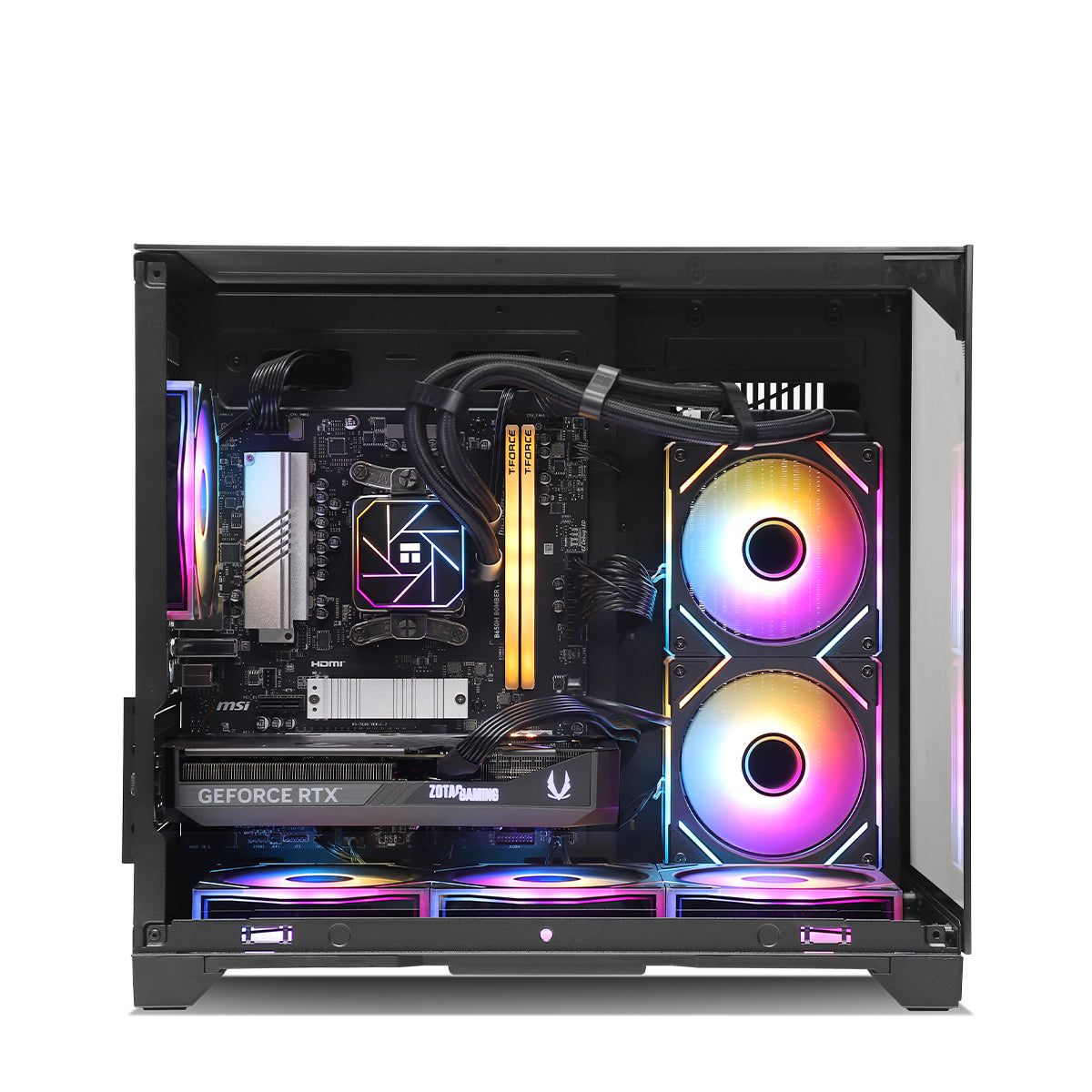 Neutrino ENCORE RTX 5060 Ti 8GB Ryzen 5 7500F Gaming PC - BLACK