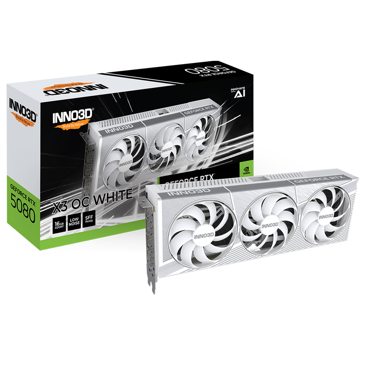 INNO3D GeForce RTX 5080 X3 OC WHITE 16GB Graphics Card