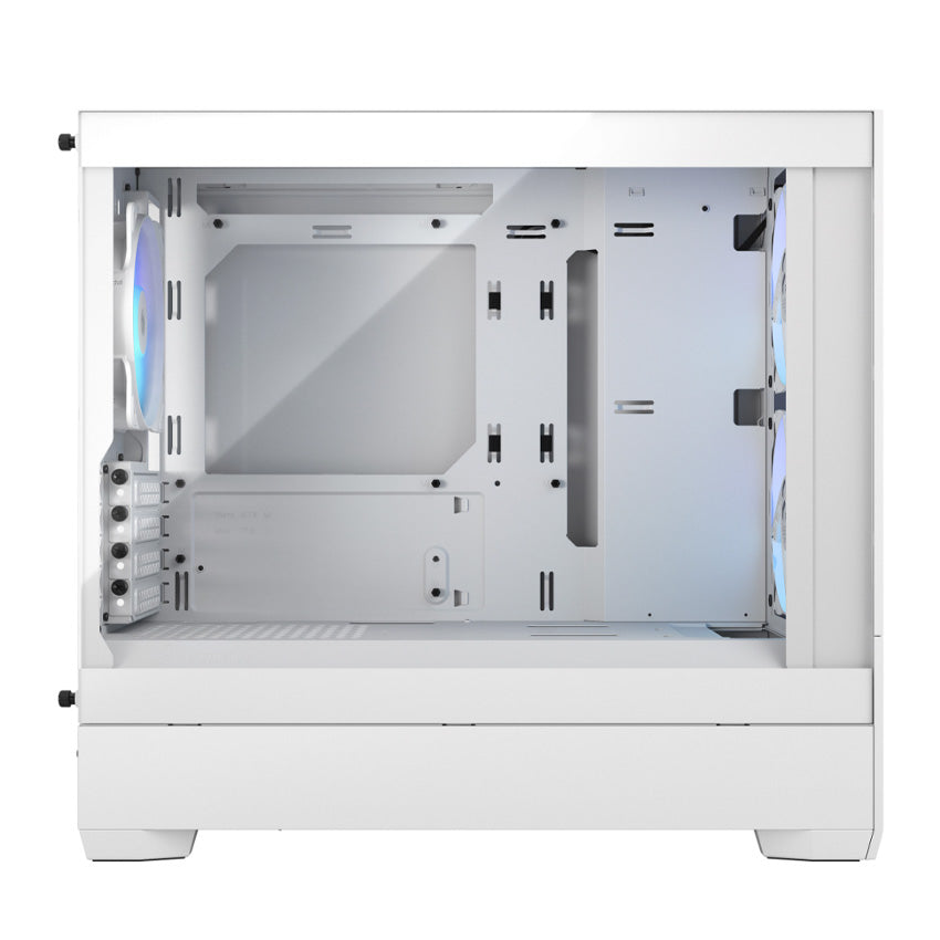 Fractal Design Pop Mini Air RGB mATX Mini Tower - White TG Clear Tint