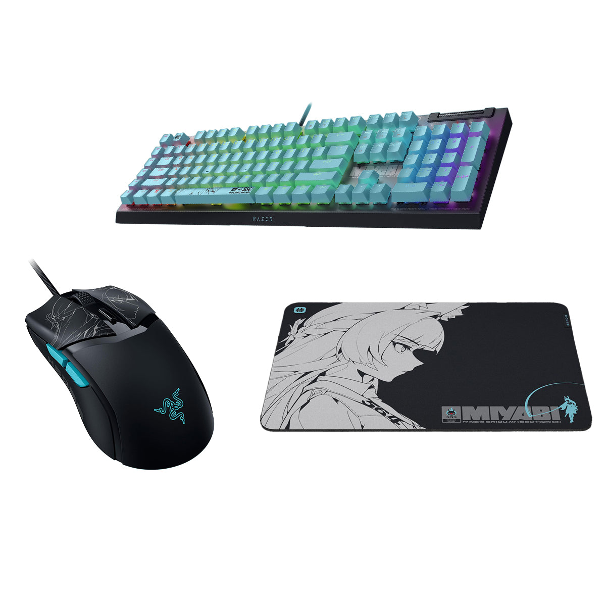 Razer Zenless Zone Zero Mouse + Keyboard + Mouse Pad Bundle
