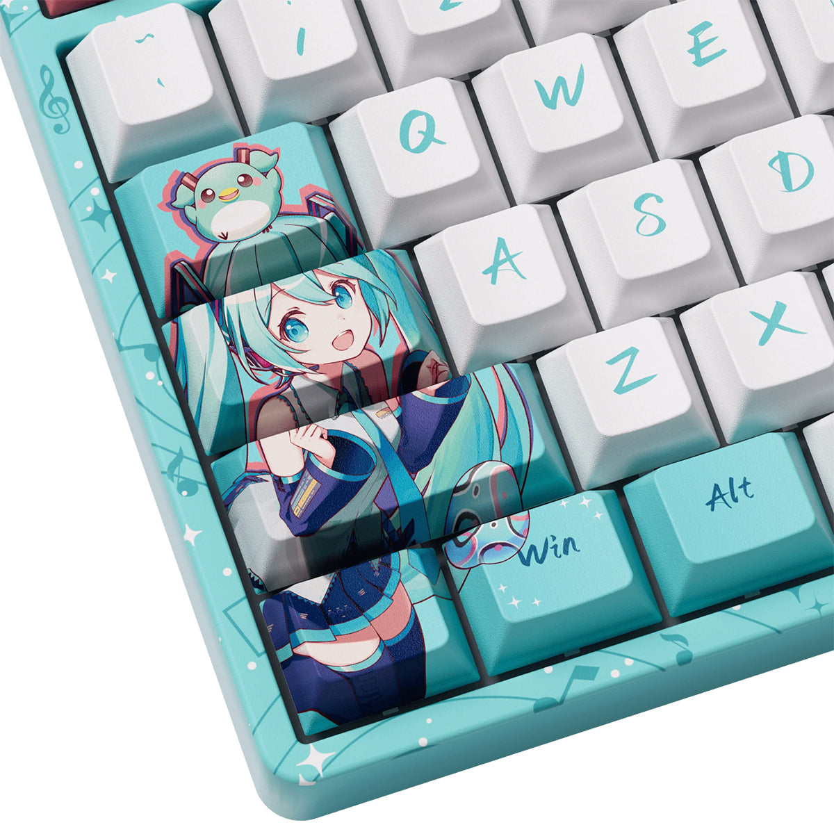 Akko x Hatsune Miku 5108B Plus Full-Size Wireless Mechanical Keyboard - Piano Pro Switch
