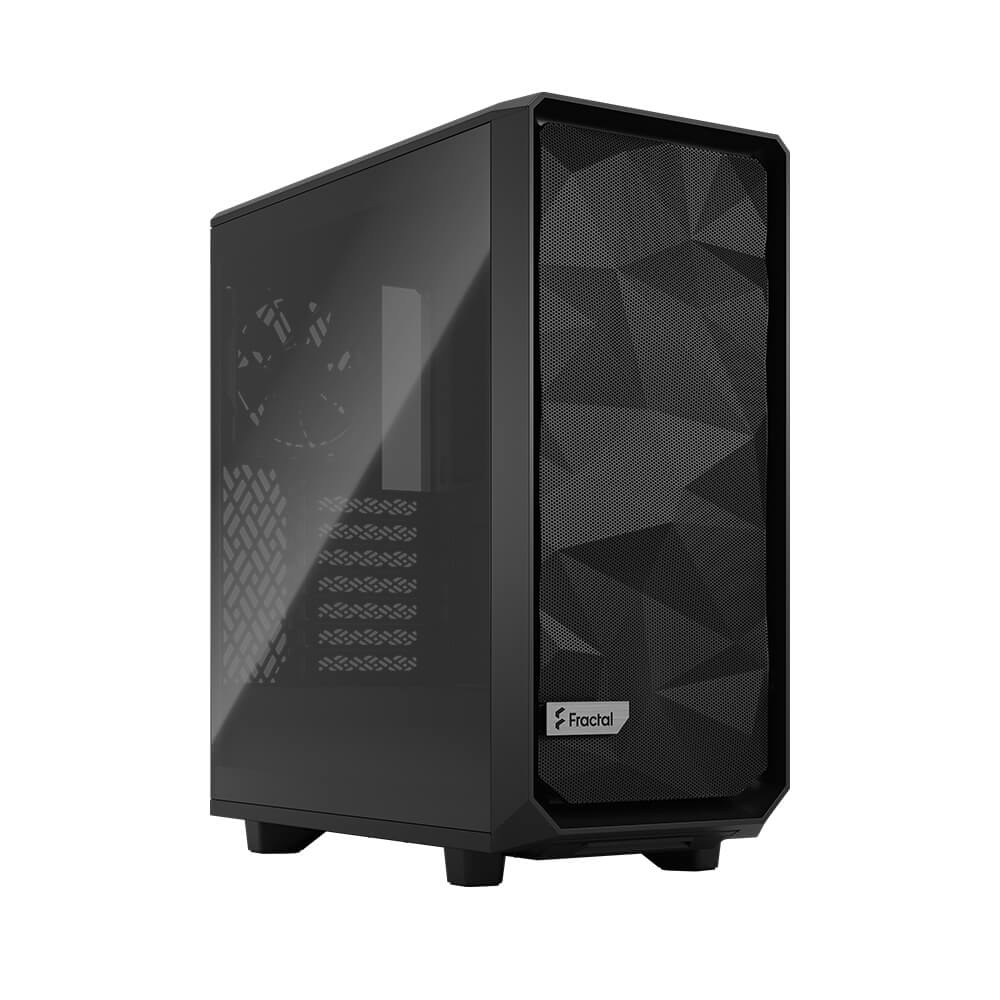 Fractal Design Meshify 2 Compact Mid Tower Case - Black TG Light Tint