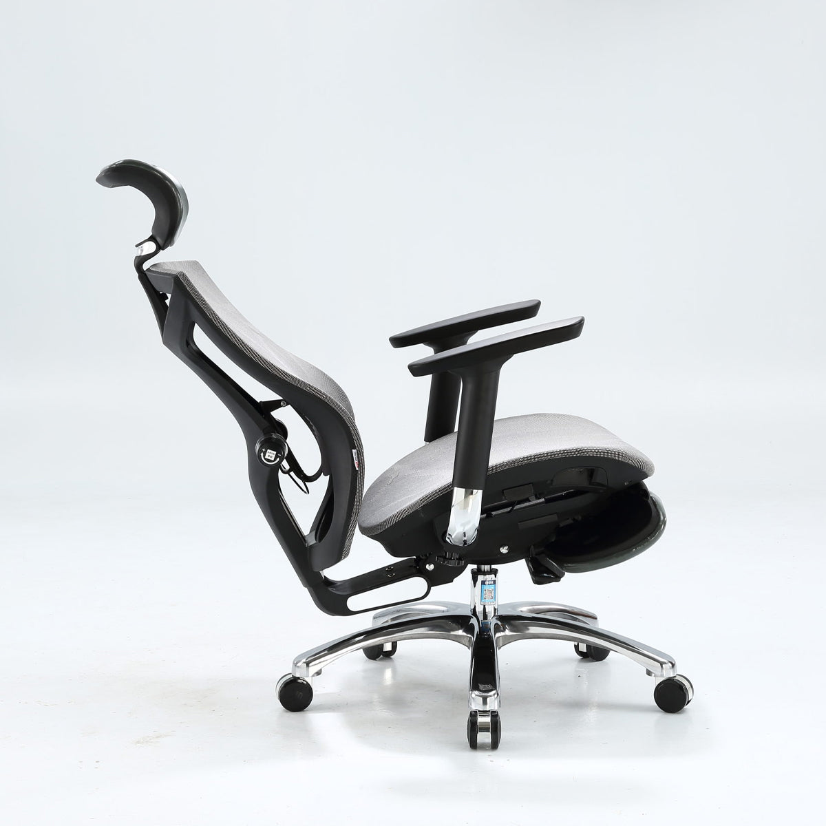 Sihoo V1 Ergonomic Office Chair - Dark Grey With Legrest