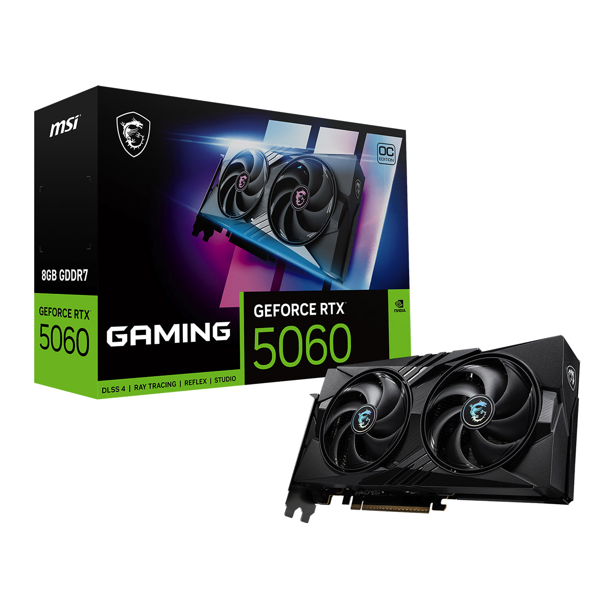 MSI GeForce RTX 5060 GAMING OC 8GB Graphics Card