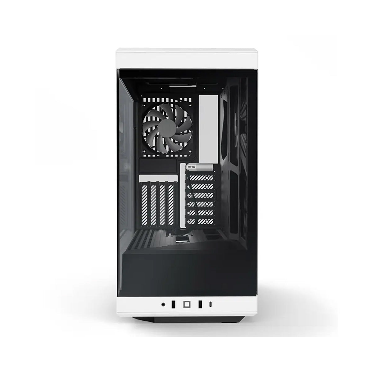Hyte Y40 Tempered Glass Mid Tower Case - White and Black