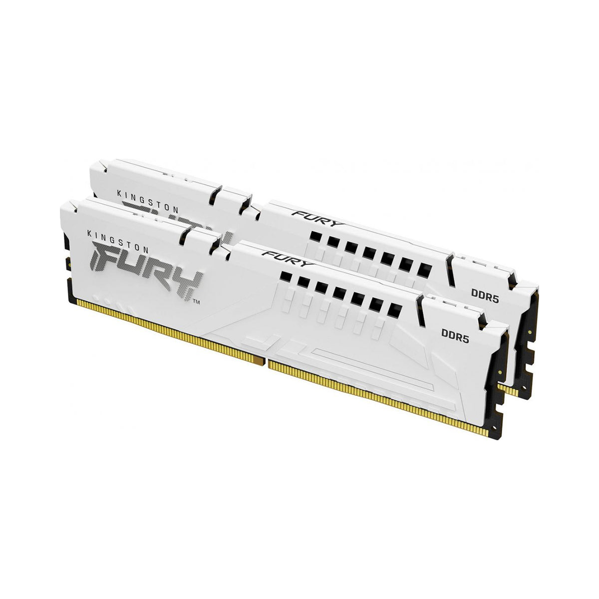 Kingston FURY Beast 32GB (2x16GB) DDR5-6000 CL30 Memory - White (KF560C30BWEK2-32)