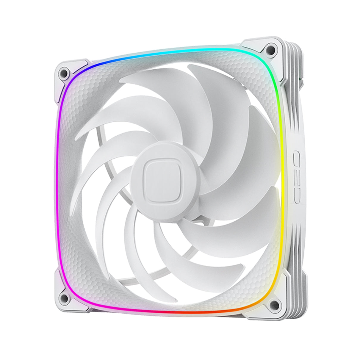 Geometric Future Squama 2503 140mm RGB PWM Case Fan - White