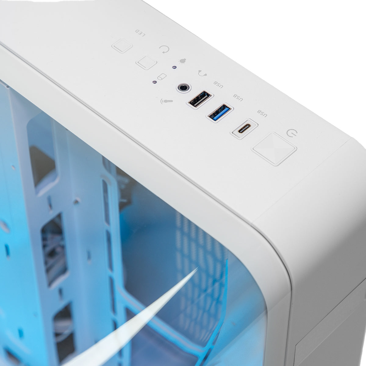 CL Summit Compact USB Type-C mATX Case - White