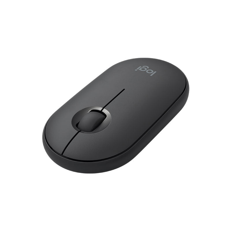Logitech M350 Pebble USB Wireless/Bluetooth Mouse - Graphite